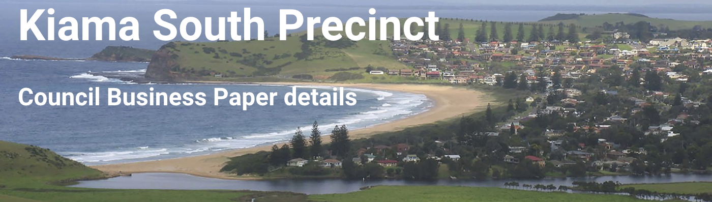 Kiama South Precinct Website